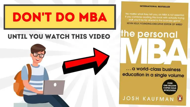 The Personal MBA By Josh Kaufman Book Summary